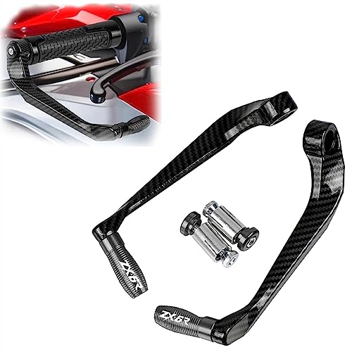 Lever Hand Guard for Kawasaki ZX6R ZX 6R ZX-6R All Year Motorcycle Accessories Handlebar Grips Brake Lever Guards Protector(Gray) - color: Gray