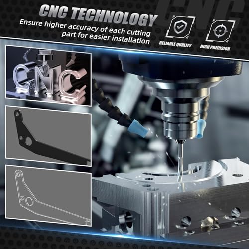 NICECNC Aluminum GPS Smartphone Mount GPS Device Stand Compatible with BMW R1250GS Adventure 2018-2024, R1200GS Adventure 2013-2018, R1250GS 2018-2023, Q235 Steel, CNC-machined, Black, See Fitment