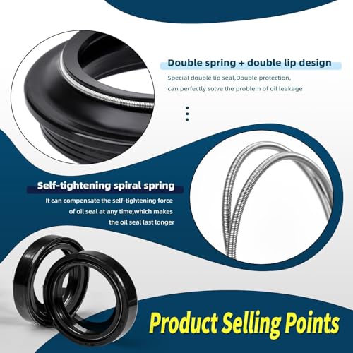 Motorcycle Fork & Dust Seal For Suzuki DR-Z400 SM SuperMotard 400 DRZ400 DRZ DR-Z 400 47x58x11 Front Fork Suspension Damper Dust Cover