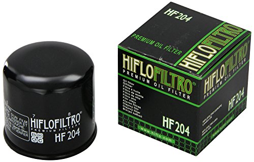 HiFloFiltro HF204 Black Standard Premium Oil Filter, Single - color: Black, size: Single, style: Standard