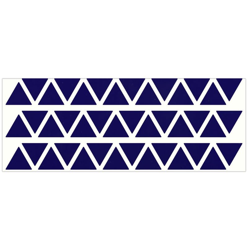 LiteMark Reflective Triangle Sticker for Bike, Helmet, Purple, 1 Inch - Pack of 42 Pcs - color: Purple
