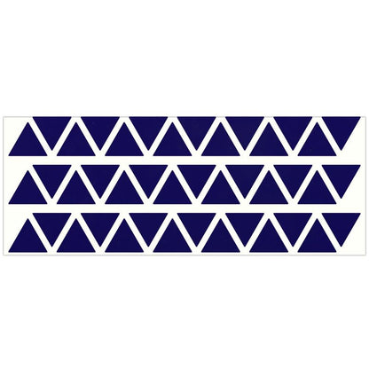 LiteMark Reflective Triangle Sticker for Bike, Helmet, Purple, 1 Inch - Pack of 42 Pcs - color: Purple