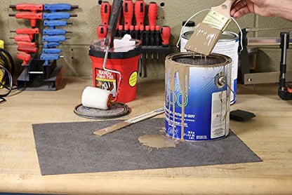 PIG Absorbent Mat Roll for Oil and Other Liquids | 1 Lightweight Mat Roll | 15" W x 50' L | Absorbs up to 3.3 gal per Roll | Gray | PM50435 - size: (50' x 15") Roll