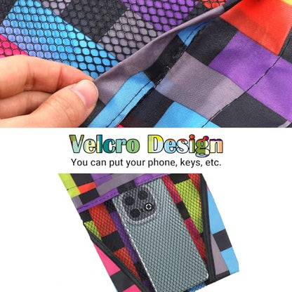 2 Pack Bike Handlebar Bag, Canvas Bicycle Handle Bar Front Hanging Pouch with Phone Holder for Scooter eBike Motorcycle Mountain Road Bike Cycling Accessories for Women Men