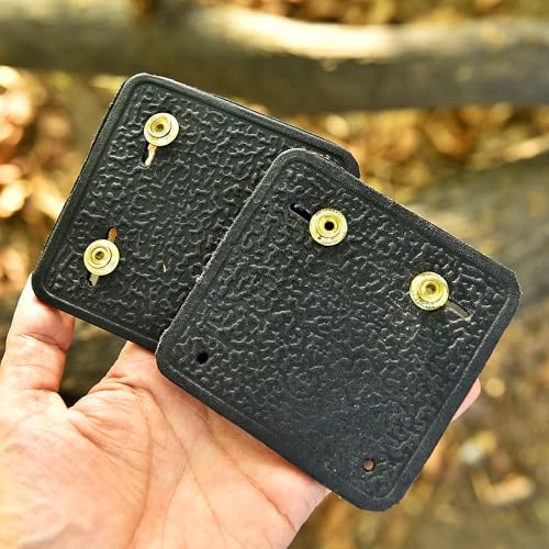 Belt Display Wall Mount Hanger Black Leather Heavy-Duty Universal Belts Multiple Display 2 Pcs (2, Black)