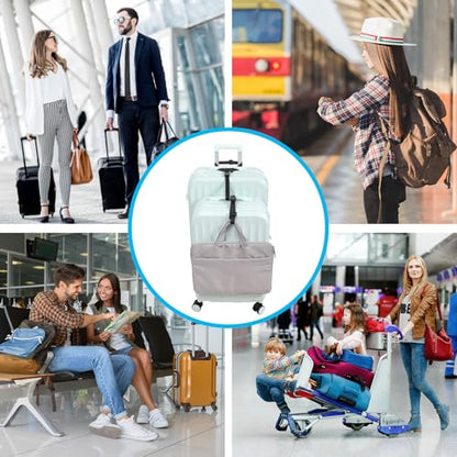 Vigorport Luggage Straps, Metal Luggage Connector Straps for Suitcases Add A Bag and Connect Your 2 Suitcases Together Adjustable Attachment Accessories Belts (0.75" Width Small Size) - size: Small-Metal Buckle