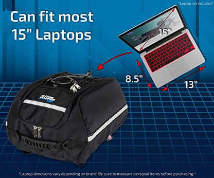 Chase Harper USA 4000 Aeropac Tail Trunk - Water-Resistant, Tear-Resistant, Industrial Grade Ballistic Nylon with Adjustable Bungee Mounting System for Universal Fit