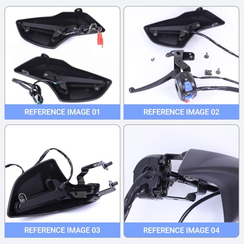 Minho Mototcycle Handgrip Covers Hand Protector Fit for 2022 2023 Yamaha Zuma 125 Lighted