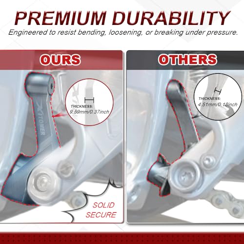 Xitomer Dirt Bike Kickstand Compatible with Stark Varg MX & EX Electric Off-Road Bike Motorcycle Side Stand Foot Side Support Sidestand