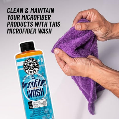 Chemical Guys Microfiber Cleaning Cloth and Car Wash Towel Detergent - Concentrated Cleaner for Towels, Microfiber Cloths, and Pads - Removes Dirt, Wax, Grease, Stains, Orange Scent - 128 oz - size: 128 Fl Oz (Pack of 1)