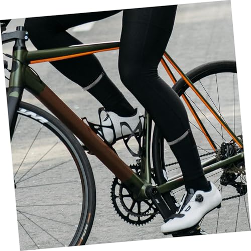 Happyyami 2pcs Bicycle Leg Band Cycling Equipment Reflective Bike Trouser Pant Clips Easy to Use for Cycling Ankles Safety Bands