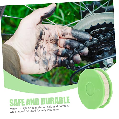 Abaodam 2PCS Bike Chain Roller Oiler Tool Adjustable Lubrication System for Mountain and Road Bikes Sturdy Oil Roller for Chain Maintenance and Repair