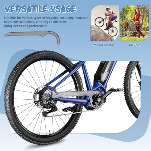 VOSAREA Bicycle Chain Cover Shell Replacement Mountain Bike Plastic Bike Chain Cover Metal Easy to Install Sturdy Guard Protector