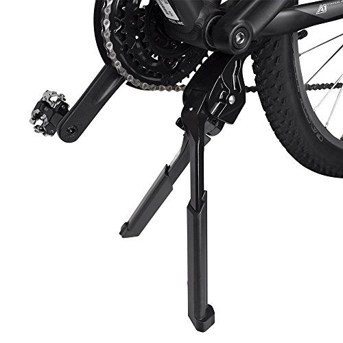 BV Bike Stand Heavy Duty for 24"-28" E-Bike - Bike Kickstand Supports Up to 77 lbs - Adjustable & Foldable Kickstand for Adult Bike with Center Mount & Secure Support - Strong & Durable for Ebikes - style: Heavy Duty- Ebike