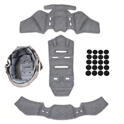 Motorcycle Helmet Liner for Nolan N44, Breathable Helmet Replacement Foam Padding Kits Set, Comfort Helmet Lining Protective Cushion Mat, Washable,B Grey - color: B Grey