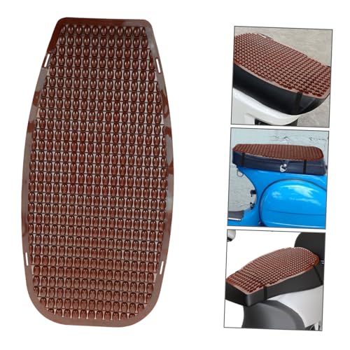 PartyKindom Motorcycle Seat Cushion Cover Breathable Pad for Use Sun Rain Comfortable Design for Electric Motorcycles Single