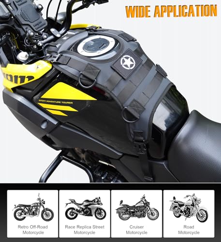 Universal motorcycle tank bag Mounting Base Fuel Tank Mount Base Waterproof Accessory - style: Fuel Tank Bag Bag