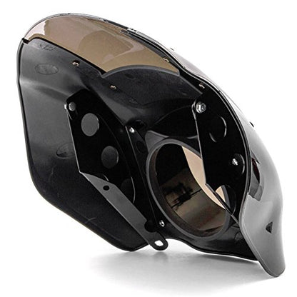 NEW Black & Smoke Quarter Fairing Windshield Kit Compatible with Harley Davidson XL FXR Dyna