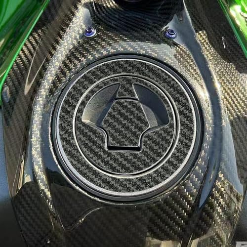 Motorcycle Carbon Tank Pad Protector Sticker Fuel Gas Oil Cap Decal, Anti-Scratch Oil Gas Tank Pad (Z750 Z1000 ZXR250 400 ZX6R ZXR750 ER6N ZR600) - color: Z750 Z1000 Zxr250 400 Zx6r Zxr750 Er6n Zr600