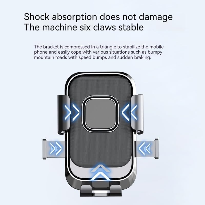 Cell Phone Stand Flexible Mobile Clip Mount Quickly Lock Bike Phone Holder Bicycle Motorcycle (Handlebar Black) - style: Handlebar Black