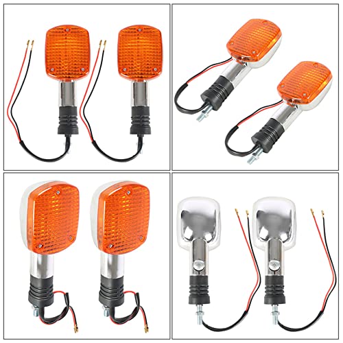 Front Pair turn signal indicators Replacement for Honda V45 Magna VF750C VF700C with stem