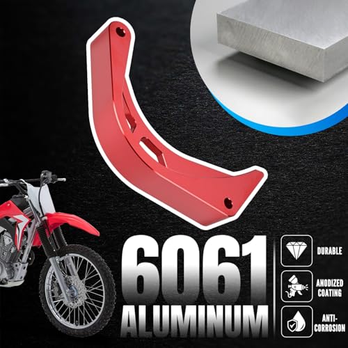 Canitu Red Front Sprocket Cover Guard,Motorcycle Aluminum Chain Guard Sprocket Engine Drive Cover Case Saver Protector Engine Case Protection for Honda CRF110 2013-2024 - color: Red