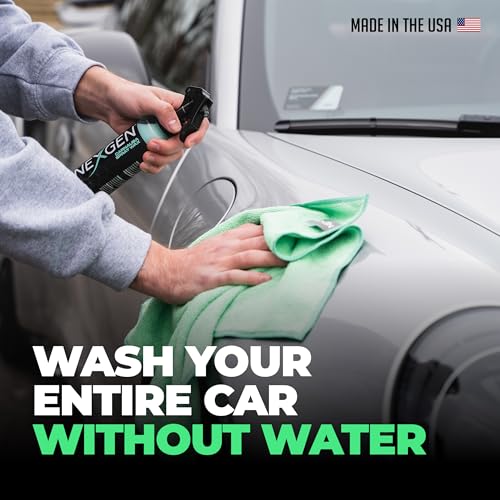 Nexgen Waterless Car Wash (16oz) - Ultimate Waterless Car Cleaner - Scratch-Free and High-Gloss Shine - On-the-Go Car Detailing - Car Cleaning Supplies - Ideal for Cars, Trucks, Boats & More! - size: 16 Fl Oz (Pack of 1)