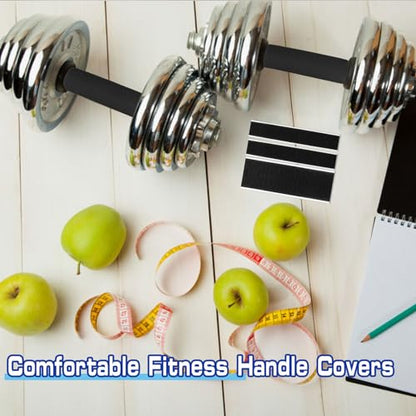 16Pcs Handle Grips Set with Hook Surface and Hairline Backing Strips, Shock Absorption Foam Handle Covers, Comfort Buffer Tube Cover, Bike Grips Wrap for Strollers Home Fitness Equipment