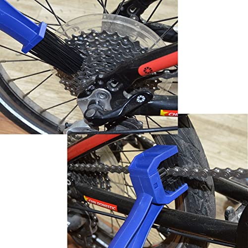 Bicycle Chain Cleaning Tool Set,Motorcycle Washer Cleaner Brush Tools,Suitable for all types of sprockets