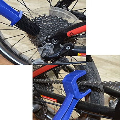 Bicycle Chain Cleaning Tool Set,Motorcycle Washer Cleaner Brush Tools,Suitable for all types of sprockets