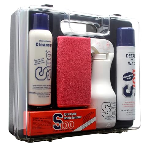 S100 12000C-03 Motorcycle Detailing Kit - 37.66 oz., 3-Pack - size: 3-Pack
