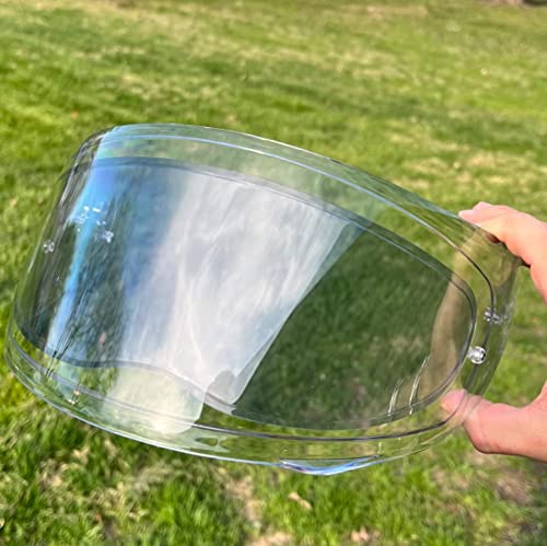 Photochromic and Anti Fog Insert Film for Motorcycle Helmet Visor 3.66" x 10.7" | Inner Auto Darkening Layer Transitions Clear Indoors to Dark in Sunlight,Easy Peel and Stick Installation - size: Photochromic