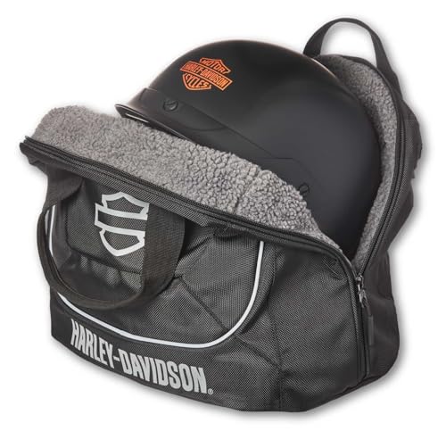 Harley-Davidson Classic Bar & Shield Logo Helmet Bag, Rugged Polyester Black