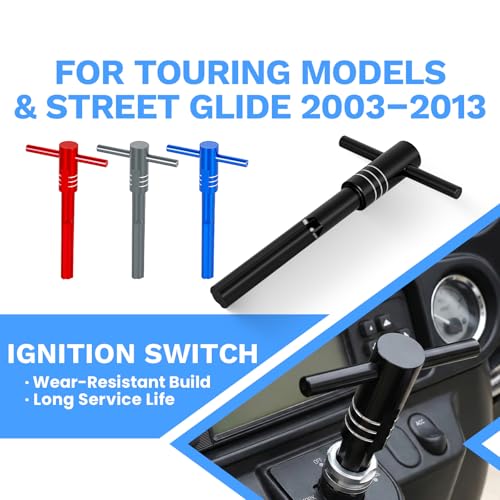 Worldmotop 943 Ignition Switch Housing Alignment Tool Ignition Alignment Switch Components Compatible with Harley Touring Models 2003-2013 Street Glide 2003-2013 (Blue) - color: blue