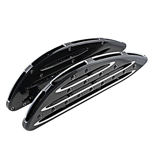 Front Rear Floorboards Footpeg Mount Brake Arm Kits Heel Toe Shift Levers Shifter Pegs Dash Accessory Pack Ignition Fuel Door Saddlebag Latch Cover Frame Grille Compatible with 09-13 Harley Touring