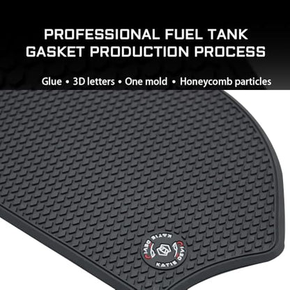 New 2026 for GSXR600 GSXR750 GSX-R GSXR 600 750 2011-2024 2025 Motorcycle Side Fuel Tank pad Tank Pads Protector Stickers Decal Gas Knee Grip Traction Pad Tankpad (One Set) Black