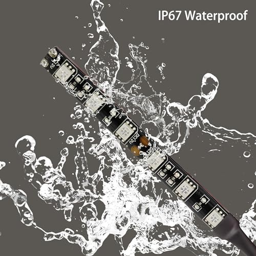 2Pcs Motorcycle LED Turn Signal Light Strips Universal Waterproof Amber Indicator Blinker 6LED Light Bar for Motorcycle Scootor Bike ATV UTV Golf Cart - size: 6LED