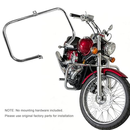MZS Motorcycle Engine Guard Crash Bar Compatible with Shadow 750 VT750C 2004-2024 / Shadow Phantom 2010-2024 / VT750 Spirit 2007-2014, 1.25" Highway Bar Frame Falling Chrome Protector Chrom