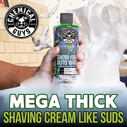 Chemical Guys Car Wash Soap for Foam Cannon or Bucket, Honeydew Snow Foam Car Wash Soap for Trucks, Motorcycles, RVs & More, Super Suds, Honeydew Scent - 64 oz (Half Gallon) - size: 64 Ounce (Pack of 1), style: HONEYDEW