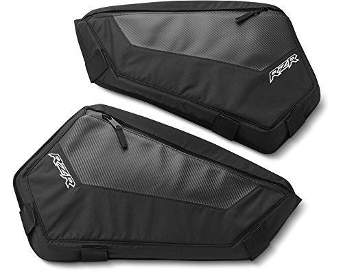 Polaris Off Road Lower Door Storage Bag for Specific RZR Models, Mounts Inside Lower Door Panel, Organizes Trail Essentials, Gloves, Tools, Water-Resistant, Genuine OEM - Part 2880613