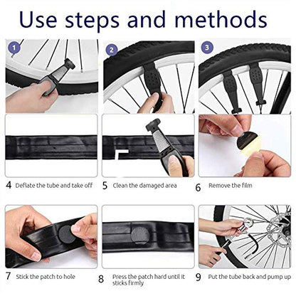 YBEKI Bike Repair Tool Kit - Professional Bicycle Multi-Tool with Ratchet Wrench, 10 Precision Bits, Tire Levers & Patches, Bone Wrench, Portable Storage Bag - Essential MTB Road Bike Maintenance Set