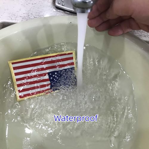 Reflective American Flag Stickers - 3-Pack, 5x3 Inches - Durable & Waterproof Decals for Vehicles & Personal Items，Car Bumper/Truck/Motorcycle/Helmet/Laptop/Window/Water Bottle/Mail Box