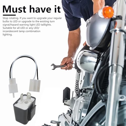 New Motorcycle Turn Signal Fix - Adjustable Flash Rate Relay for LED Conversions