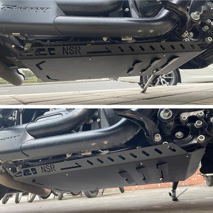 Motorcycle Skid Plate for Harley Touring Street Glide Road Glide CVO 121 Road Glide ST 2024 Aluminium Skid Plate Lower Engine Base Chassis Guard Kit Accessories