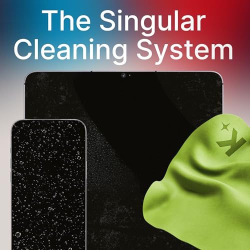 Koala Lens Cleaning Cloth | Japanese Microfiber | Glasses Cleaning Cloths | Eyeglass Lens Cleaner | Eyeglasses, Camera, VR/AR Headset, and Screen Cleaner | Black & Green (Pack of 2) - color: Black / Green, size: 2 Pack