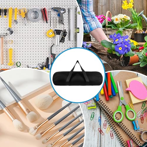 Mabor 12.2 Inch Small Tool Pouch Bag for Men Wide Mouth Tool Storage Bag Large Capacity Tools Tote Handbag Organizer for Mechanic & Electrician Storage Wrenches
