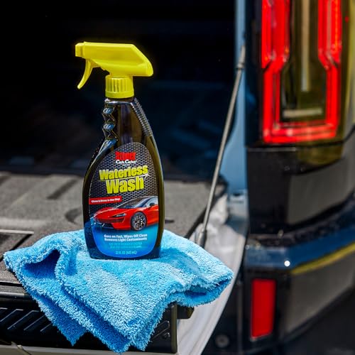 Stoner Car Care 92604 Waterless Wash Car Detailing Spray – Safe, Scratch-Free Formula Quickly Cleans, Shines & Protects Cars, Trucks, Boats, Motorcycles, RVs & More – No Soap or Hose Needed – 22 Fl Oz - size: 22 Fl Oz (Pack of 1)