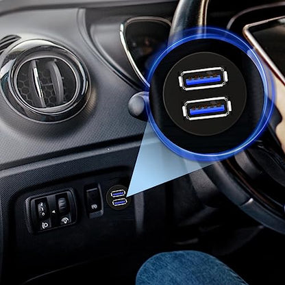 Double Ports USB 3.0 Car Flush Mount Cable, USB Dash Mount Adapter Male to Female for Car Truck Boat Motorcycle Dashboard Panel 1ft - style: Dual Port 1ft