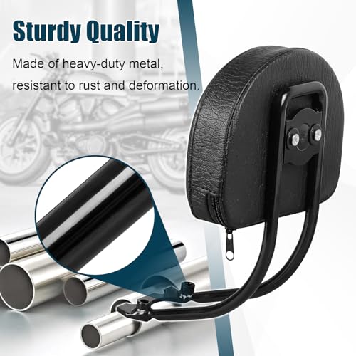 Motorcycle Passenger Backrest Sissy Bar With Back Rest Cushion Pad Compatible With For Harley Sportster S 1250 RH1250S 2021 2022 2023 2024 2025 Sissy Bar Backrest
