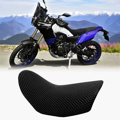 Seat Cover fit for Yamaha TENERE 700 T7 T 700 2020 Honeycomb Mesh Cushion Cooling Motorcycle Comfort Low Cool Seat Non Slip Seat Protector Accessories